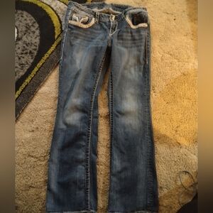 VIGOSS JEANS SIZE 16  LENGTH 33